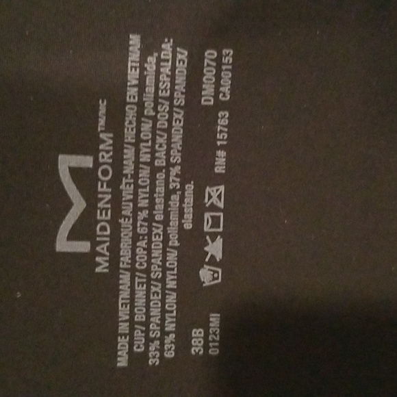 Maidenform Black T Shirt Bra With Dreamwire Technology 38B NWT - Picture 9 of 9